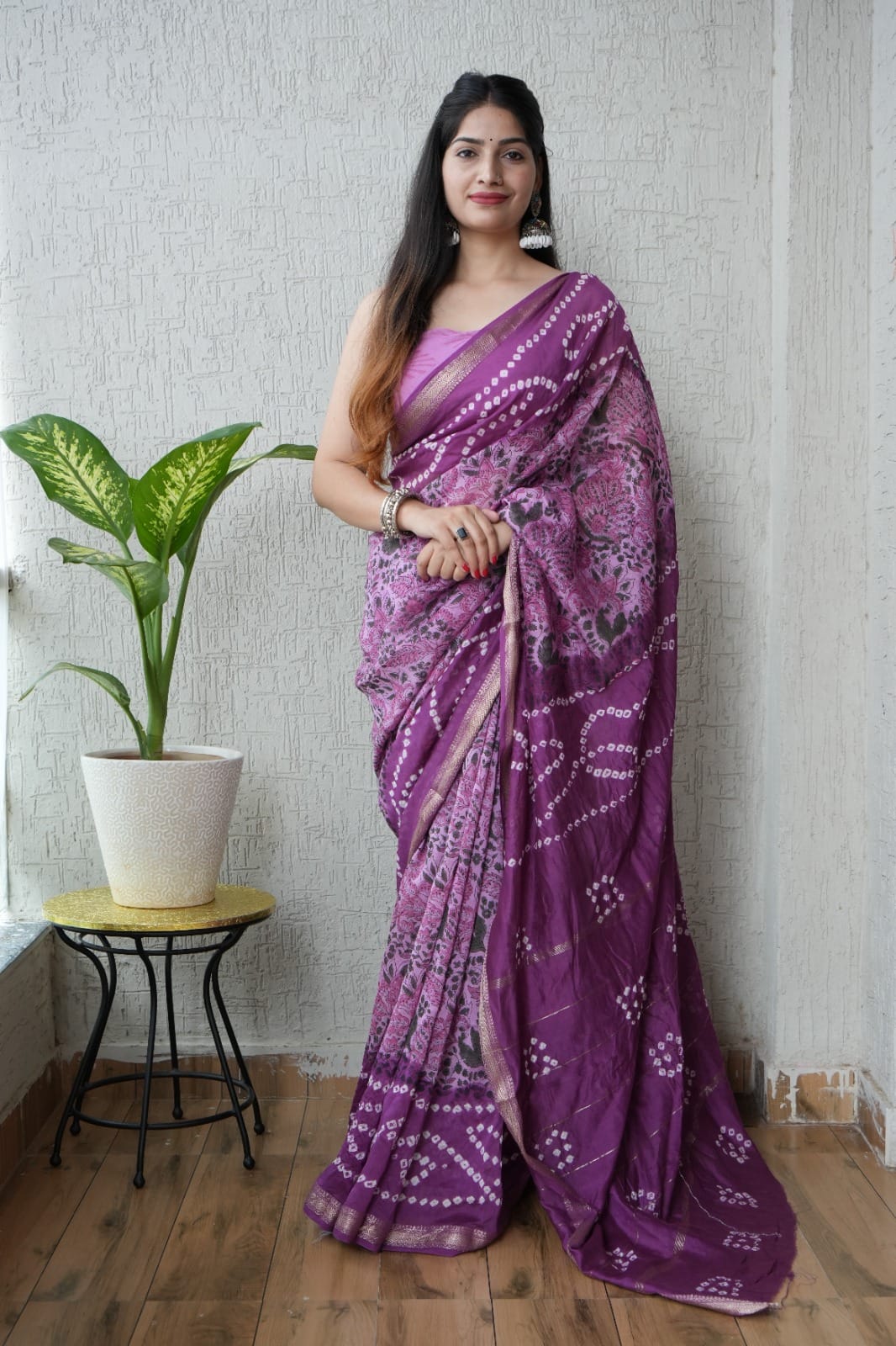 Exclusive Maheshwari Silk Saree | Hand Block & Traditional Bagru Prints