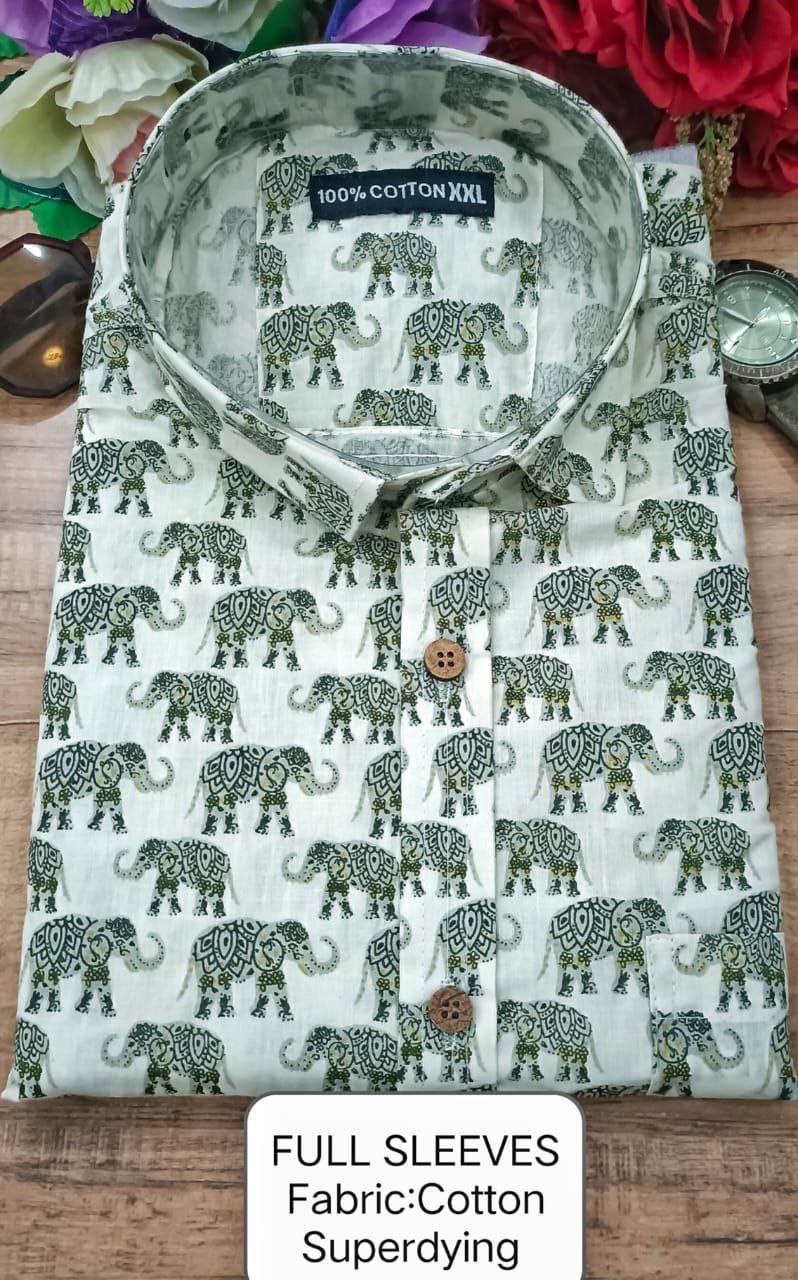 Full Sleeves Soft Cotton Super Dying Shirt for Men