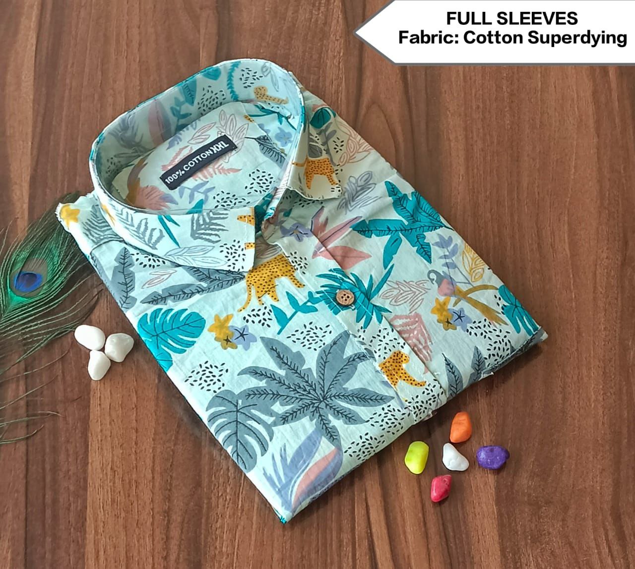 Full Sleeves Soft Cotton Super Dying Shirt for Men