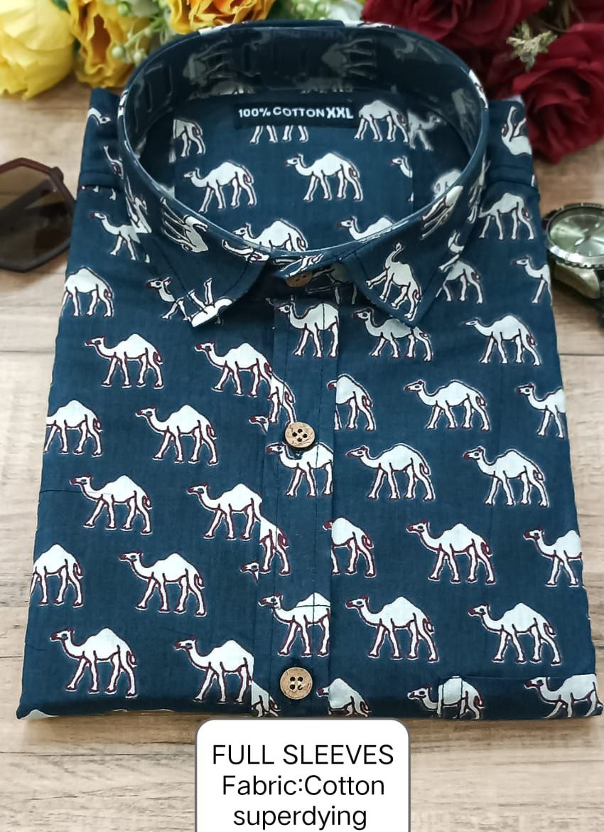 Full Sleeves Soft Cotton Super Dying Shirt for Men