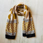 Pure Hand Block Printed Cotton Stole (2 m × 22 in)