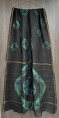 Hand Block Printed Bagru Pure Chanderi Saree with Blouse Piece