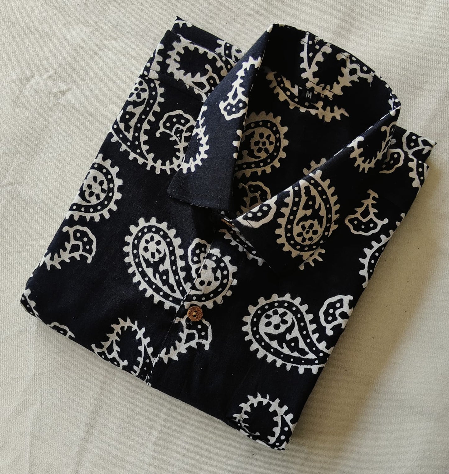 Hand Block Printed Pure Cotton Men’s Shirts – Natural Dye & Handcrafted