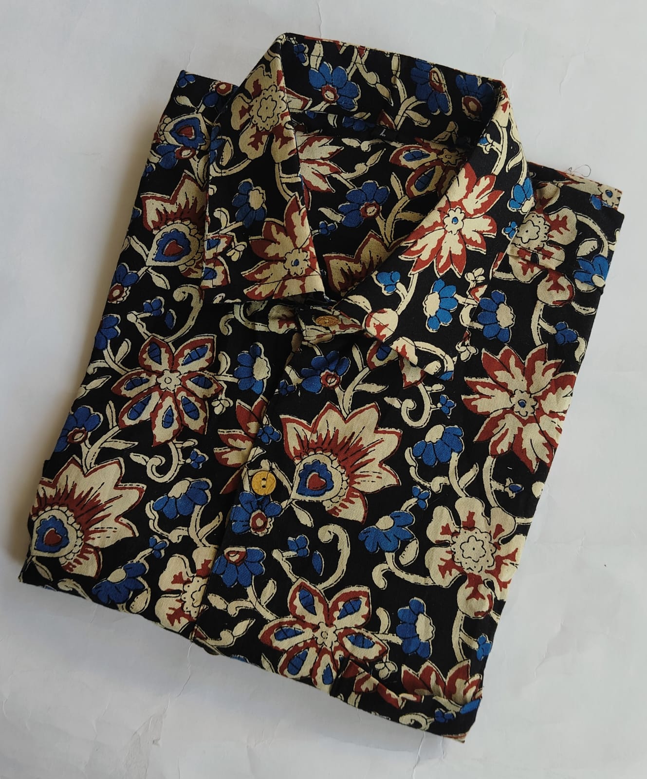 Hand Block Printed Pure Cotton Men’s Shirts – Natural Dye & Handcrafted