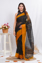 Kota Doriya Hand Block Printed Saree with Blouse (Natural Dye)