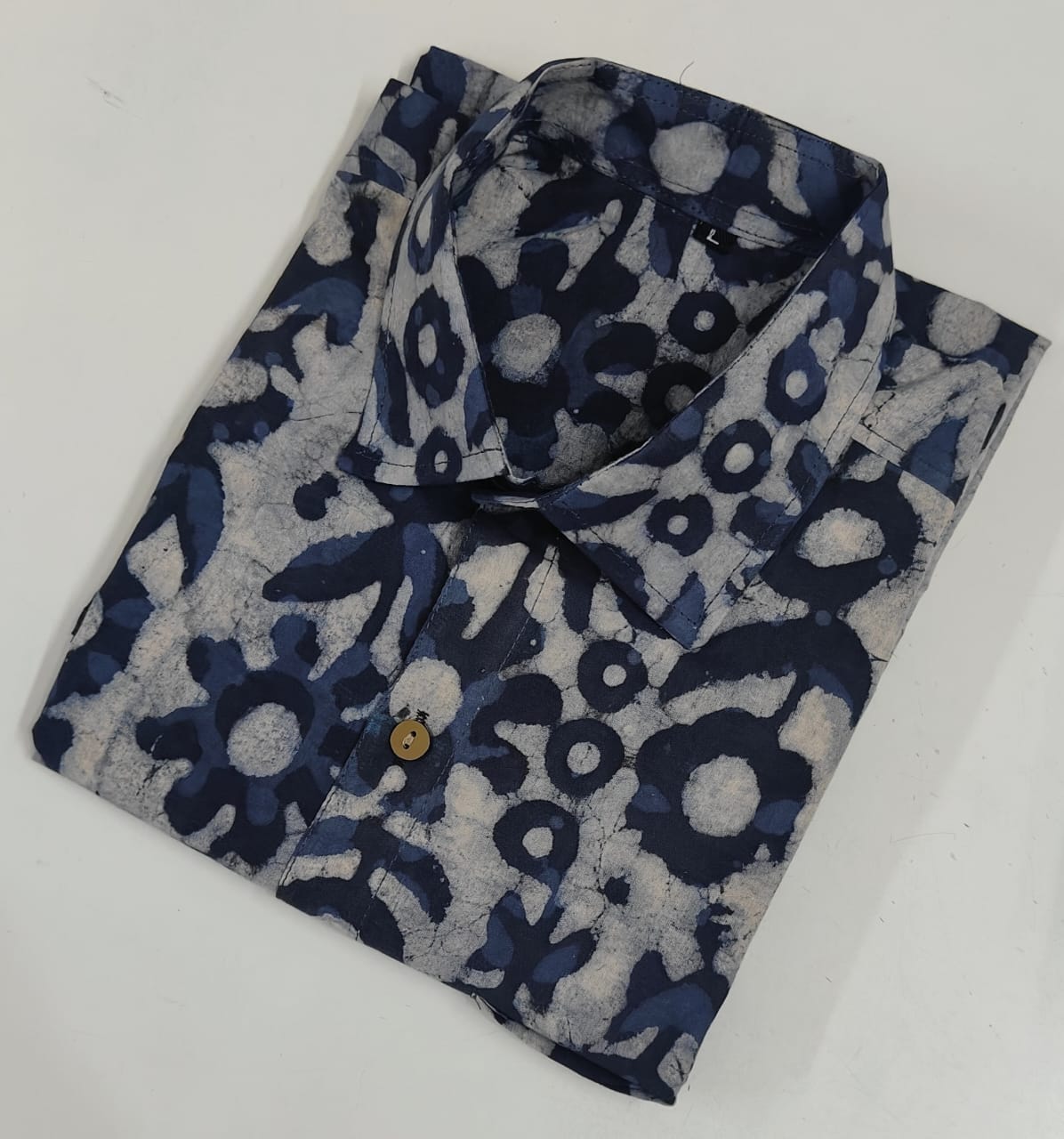 Hand Block Printed Pure Cotton Men’s Shirts – Natural Dye & Handcrafted