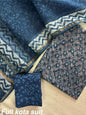 Premium Pure Full Kota Doria Suit | Hand Block Printed Silk Cotton Set