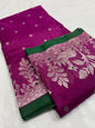 Handborder Soft Pattu Silk Saree