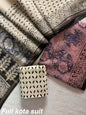 Premium Pure Full Kota Doria Suit | Hand Block Printed Silk Cotton Set