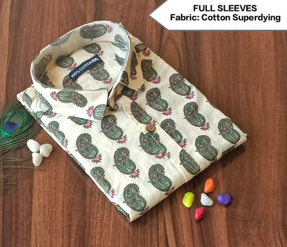 Full Sleeves Soft Cotton Super Dying Shirt for Men