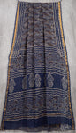 Kota Doriya Hand Block Printed Saree with Blouse (Natural Dye)