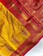 Paithani Silk Saree with Rich Contrast Weaving Pallu & Border
