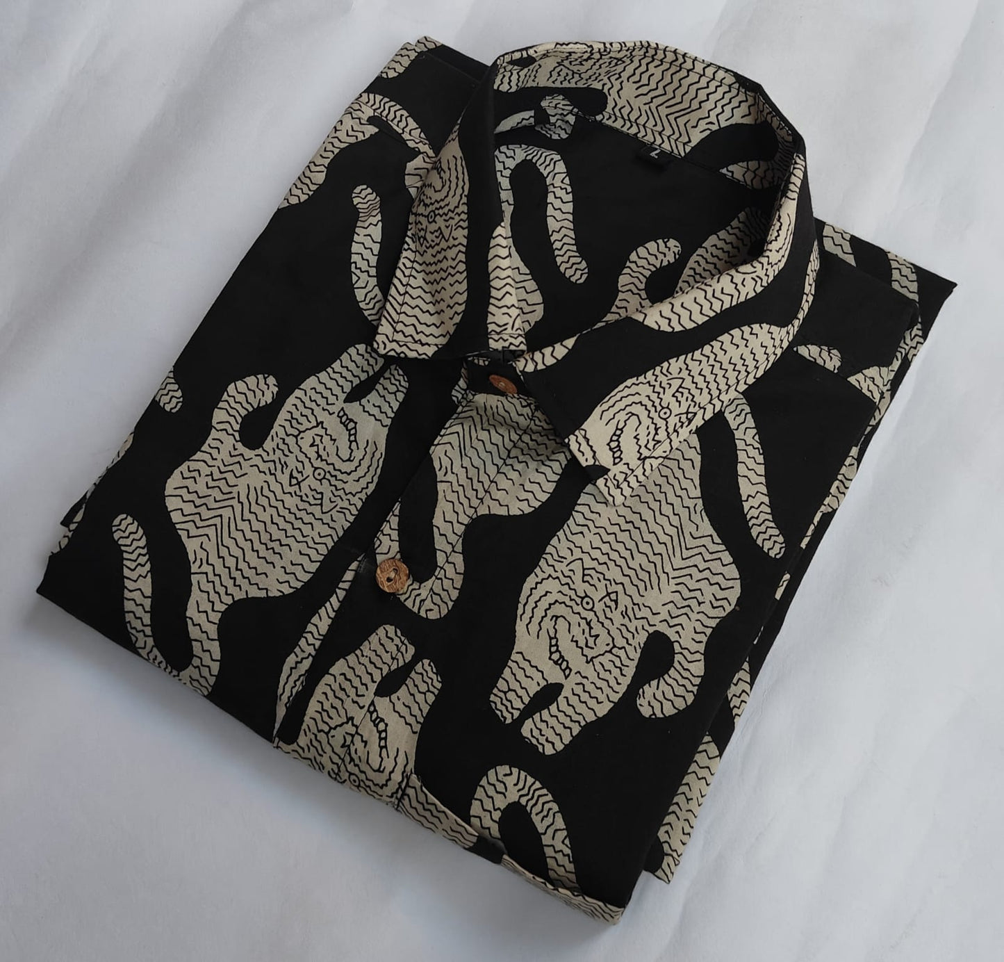 Hand Block Printed Pure Cotton Men’s Shirts – Natural Dye & Handcrafted