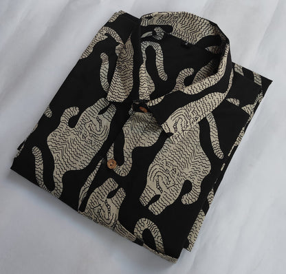 Hand Block Printed Pure Cotton Men’s Shirts – Natural Dye & Handcrafted