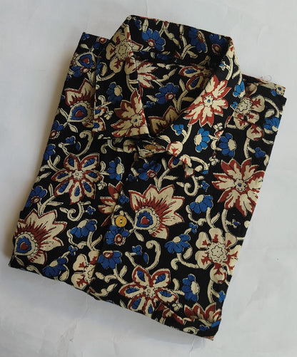 Hand Block Printed Pure Cotton Men’s Shirts – Natural Dye & Handcrafted