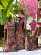 4-in-1 Combo Tote Bag Set with Hand Block Print