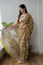 Exclusive Maheshwari Silk Saree | Hand Block & Traditional Bagru Prints