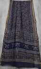 Kota Doriya Hand Block Printed Saree with Blouse (Natural Dye)