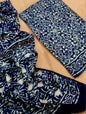 Vanaspati Natural Vegetable Dye Modal Silk Suit (Ajrakh Print)