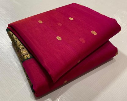Royal Rajwadi Minakari Buti Katan Silk Chanderi Saree