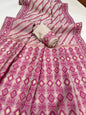 Premium Soft Mul Cotton Saree with Resham Pallu & Jamdani Border