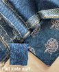 Premium Pure Full Kota Doria Suit | Hand Block Printed Silk Cotton Set