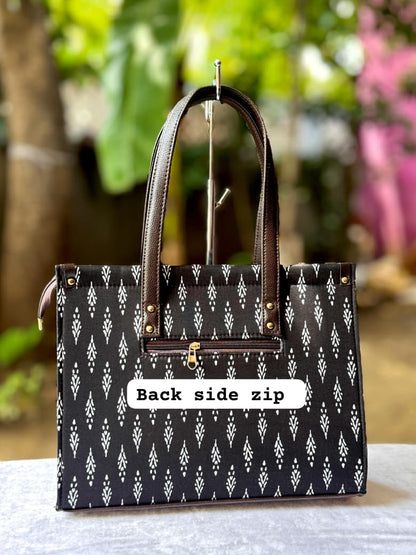 4-in-1 Combo Tote Bag Set with Hand Block Print