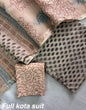 Premium Pure Full Kota Doria Suit | Hand Block Printed Silk Cotton Set