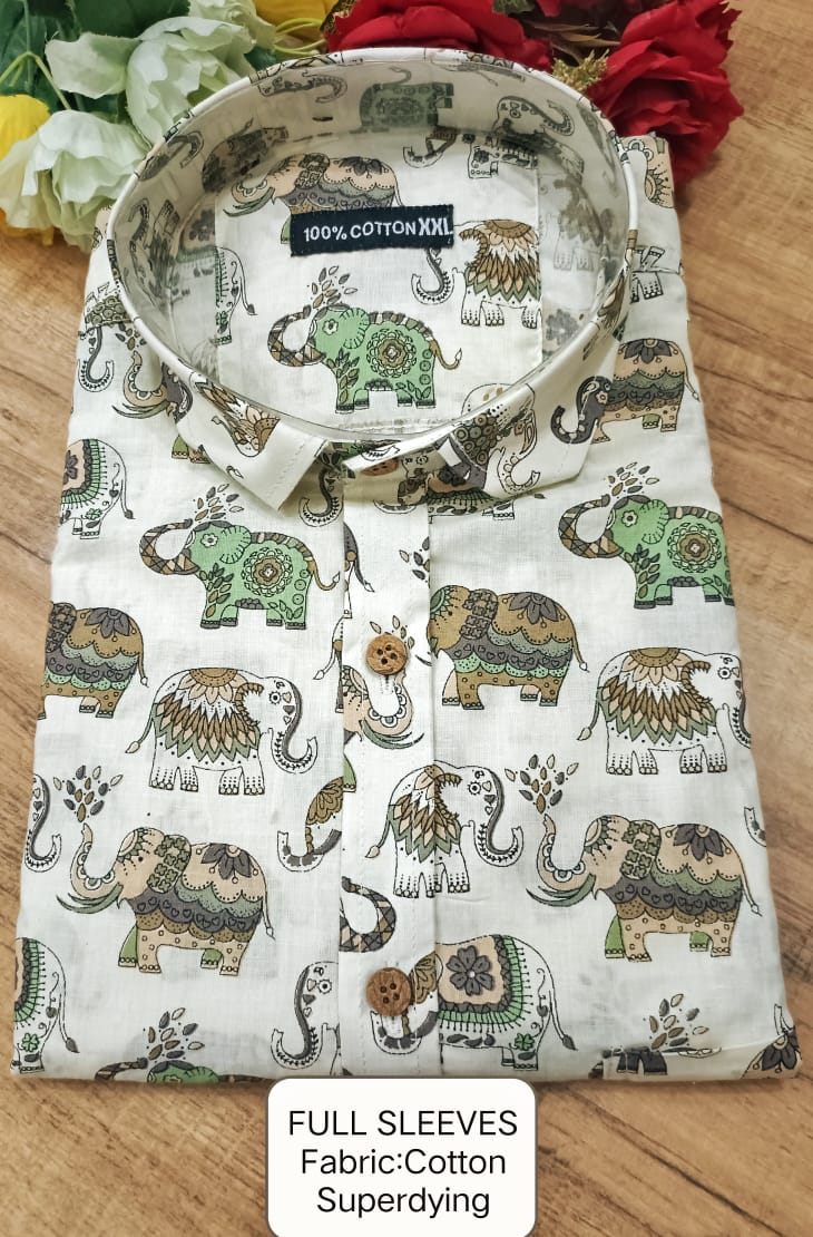 Full Sleeves Soft Cotton Super Dying Shirt for Men