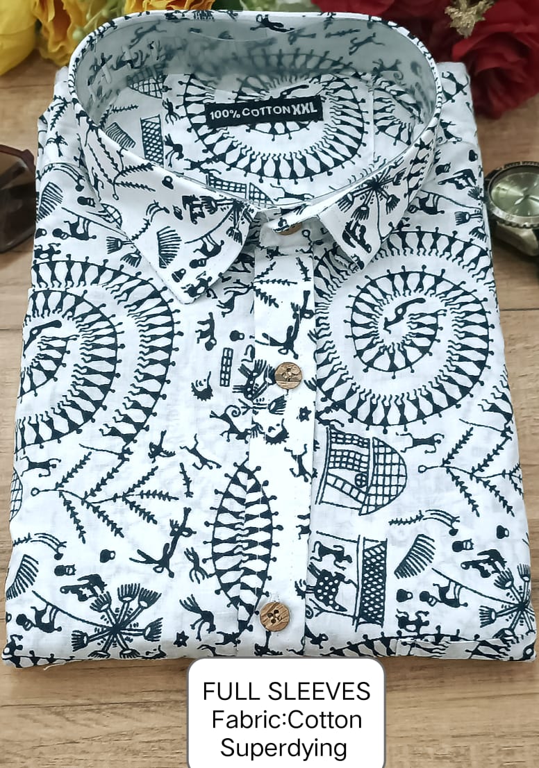 Full Sleeves Soft Cotton Super Dying Shirt for Men