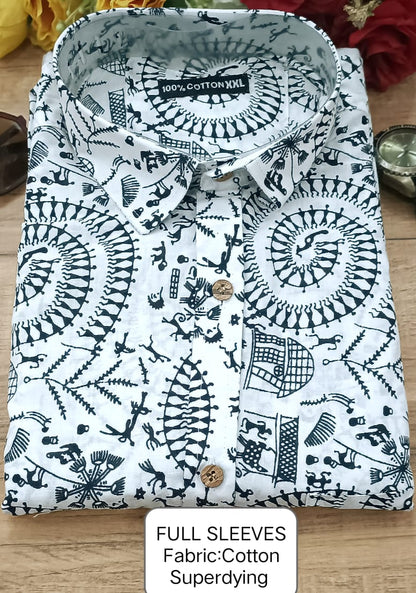 Full Sleeves Soft Cotton Super Dying Shirt for Men