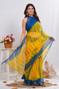 Kota Doriya Hand Block Printed Saree with Blouse (Natural Dye)