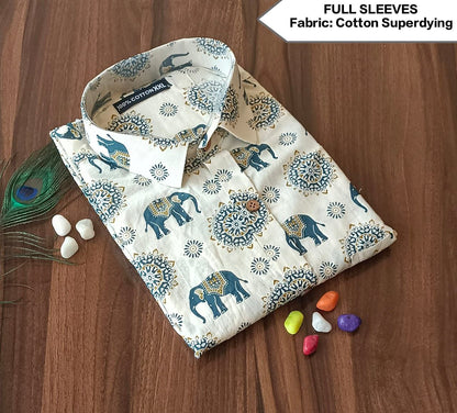 Full Sleeves Soft Cotton Super Dying Shirt for Men