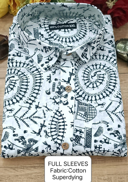 Full Sleeves Soft Cotton Super Dying Shirt for Men