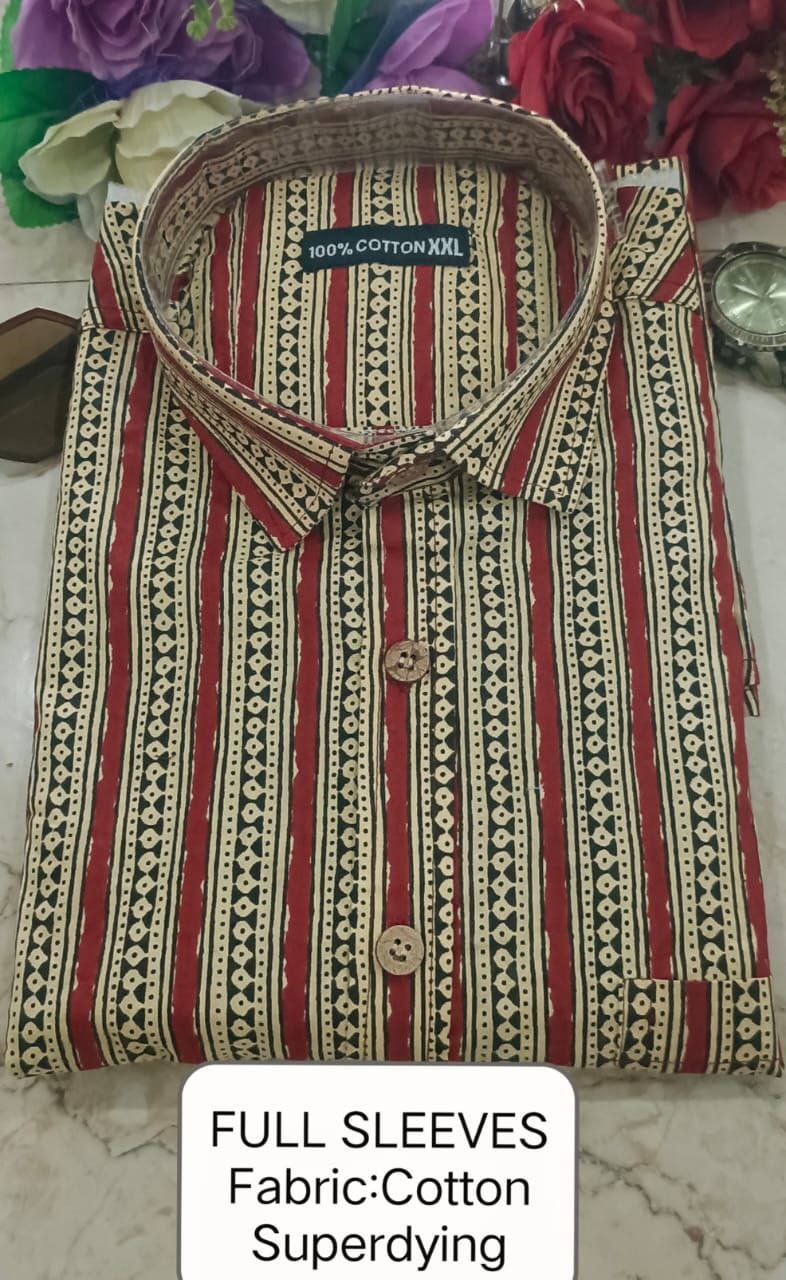 Full Sleeves Soft Cotton Super Dying Shirt for Men