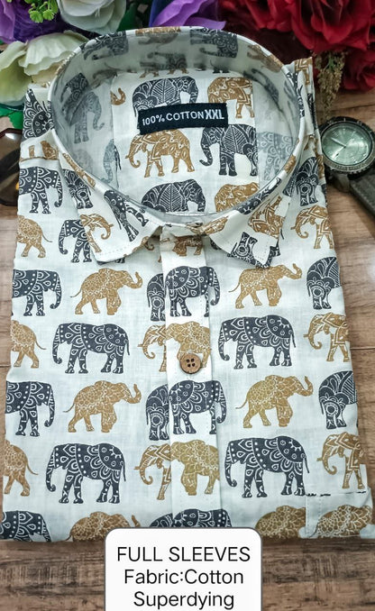 Full Sleeves Soft Cotton Super Dying Shirt for Men