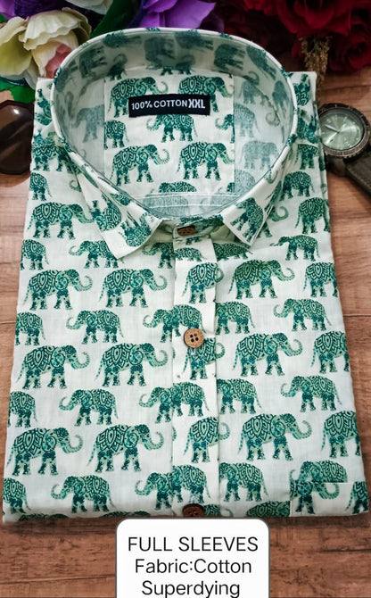 Full Sleeves Soft Cotton Super Dying Shirt for Men